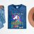 Kids Unicorn Kindergarten Graduation Graduate Shirt Mineral Wash Tshirts Mineral Navy