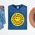 Be Kind Rewind Shirt Retro Nostalgia Sticker 80s 90s Tee Premium Tri-Blend Mineral Wash Tshirts Mineral Navy