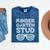 Kindergarten Stud Shirt Girl Boy Back To School Graduation Mineral Wash Tshirts Mineral Navy