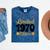 Limited 1970 Edition Retro Vintage 70s Nostalgia Mineral Wash Tshirts Mineral Navy