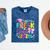 Little Miss Pre-K Grad 2026 Preschool Graduation Kids Girls Mineral Wash Tshirts Mineral Navy