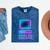 Lofi Reverie Analog Dreams Pixel 90s Desktop VHS Nostalgia Mineral Wash Tshirts Mineral Navy