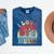 I Love 90's Music Retro Style Nostalgia Cassette 1990s Party Mineral Wash Tshirts Mineral Navy