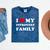 I Love My Introvert Family I Heart My Introvert Family Mineral Wash Tshirts Mineral Navy
