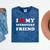 I Love My Introvert Friend I Heart My Introvert Friend Mineral Wash Tshirts Mineral Navy