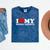 I Love My Social Anxiety Heart Humor Introvert Statement Mineral Wash Tshirts Mineral Navy
