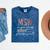 Master Social Worker MSW Graduation Social Work Student Mineral Wash Tshirts Mineral Navy