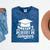 Master's Degree Survivor College Graduation Mineral Wash Tshirts Mineral Navy