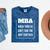 MBA Graduation Mineral Wash Tshirts Mineral Navy