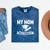My Mom Mastered It Masters Degree Graduation Women MBA Mineral Wash Tshirts Mineral Navy