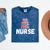 MsMrs Miss NURSE Nursing Graduation Mineral Wash Tshirts Mineral Navy