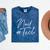 Nail Tech Graduation Nail Technician Nail Tech Mineral Wash Tshirts Mineral Navy
