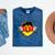 Nostalgia Chest Flag GDR Mineral Wash Tshirts Mineral Navy