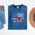 Nurse 2018 American Flag Tee Nursing School Graduation Mineral Wash Tshirts Mineral Navy