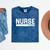 Nurse Est 2018 Nursing Graduation T Shirt Mineral Wash Tshirts Mineral Navy