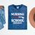 Nursing School Survivor 2025 RN ER Graduation Nurse Grad Mineral Wash Tshirts Mineral Navy