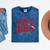 Overstimulated But Festive – Christmas Introvert Humor Mineral Wash Tshirts Mineral Navy