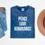 Peace Love And Ignorance Sarcastic Humor Introvert Mineral Wash Tshirts Mineral Navy