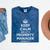 Personalized Keep Calm Graduation Christmas Team PROPERTY MANAGER Job Title Profession Birthday Mineral Wash Tshirts Mineral Navy