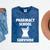 Pharmacy School Survivor PharmD Graduation T-Shirt Mineral Wash Tshirts Mineral Navy