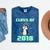 Pinguin Class 2018 Shirt Graduation Kids Graduate Mineral Wash Tshirts Mineral Navy