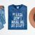PLEASE DON’T MAKE ME DO STUFF Lazy Teenager Graduation Mineral Wash Tshirts Mineral Navy