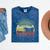 Please Be Patient With Me I'm From The 1900s Vintage Sunset Premium Mineral Wash Tshirts Mineral Navy