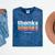 Polite Introvert Thanks But No Thanks Retro Graphic Mineral Wash Tshirts Mineral Navy