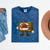 Protect PBS 80s Nostalgia Television Shirt Mineral Wash Tshirts Mineral Navy