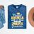 Proud Abuela Class Of 2023 PHD Graduate Doctorate Graduation Mineral Wash Tshirts Mineral Navy