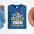 Proud Abuelo Of a Class Of 2026 Graduate Senior Graduation Mineral Wash Tshirts Mineral Navy