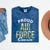 Proud Air Force Cousin Deployment Homecoming Graduation Mineral Wash Tshirts Mineral Navy