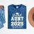 Proud Aunt Of a 2025 Graduate Grad Prom Senior Graduation Premium Tri-Blend Mineral Wash Tshirts Mineral Navy