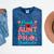 Proud Aunt Of An Amazing PhD Graduate Family Graduation Mineral Wash Tshirts Mineral Navy