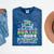 Proud Auntie Of Kindergarten Graduate 2024 Graduation Auntie Mineral Wash Tshirts Mineral Navy