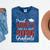 Proud Aunty Of a Class Of 2026 Graduate Senior Graduation Mineral Wash Tshirts Mineral Navy