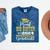 Proud Big Sister Of Pre School Graduate 2024 Graduation Big Mineral Wash Tshirts Mineral Navy