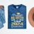Proud Big Sister Of Two 2024 Graduate Class 2024 Graduation Premium Mineral Wash Tshirts Mineral Navy