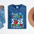 Proud Brother Of a 2025 Preschool Graduate Graduation Mineral Wash Tshirts Mineral Navy