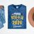Proud Brother-In-Law Of A Class 2026 Senior Graduation 2026 Mineral Wash Tshirts Mineral Navy