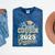 Proud Cousin Of a Class Of 2025 Graduate Senior Graduation Mineral Wash Tshirts Mineral Navy