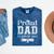 Proud Dad Of 2024 Graduate Father Senior 24 Graduation Mineral Wash Tshirts Mineral Navy