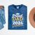 Proud Dad Of A 2026 Graduate Class Of 2026 Dad Graduation Mineral Wash Tshirts Mineral Navy