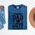 Proud Dad Of A Class 2019 Graduate T Shirt Graduation Mineral Wash Tshirts Mineral Navy