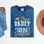 Proud Daddy Of a Class Of 2026 Graduate For Graduation Mineral Wash Tshirts Mineral Navy