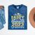 Proud Daddy Of Kindergarten Graduate 2023 Graduation Daddy Mineral Wash Tshirts Mineral Navy