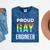 Proud Gay Engineer LGBTQ Rainbow Engineering Graduation Mineral Wash Tshirts Mineral Navy
