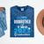 Proud Godbrother Of Two 2023 Graduate Class 2023 Graduation Mineral Wash Tshirts Mineral Navy