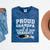 Proud Grandfather Graduation Grandpa Of Grad 2018 Shirt Mineral Wash Tshirts Mineral Navy