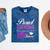 Proud GRANDMA Of A Class 2019 Senior Graduation Mineral Wash Tshirts Mineral Navy